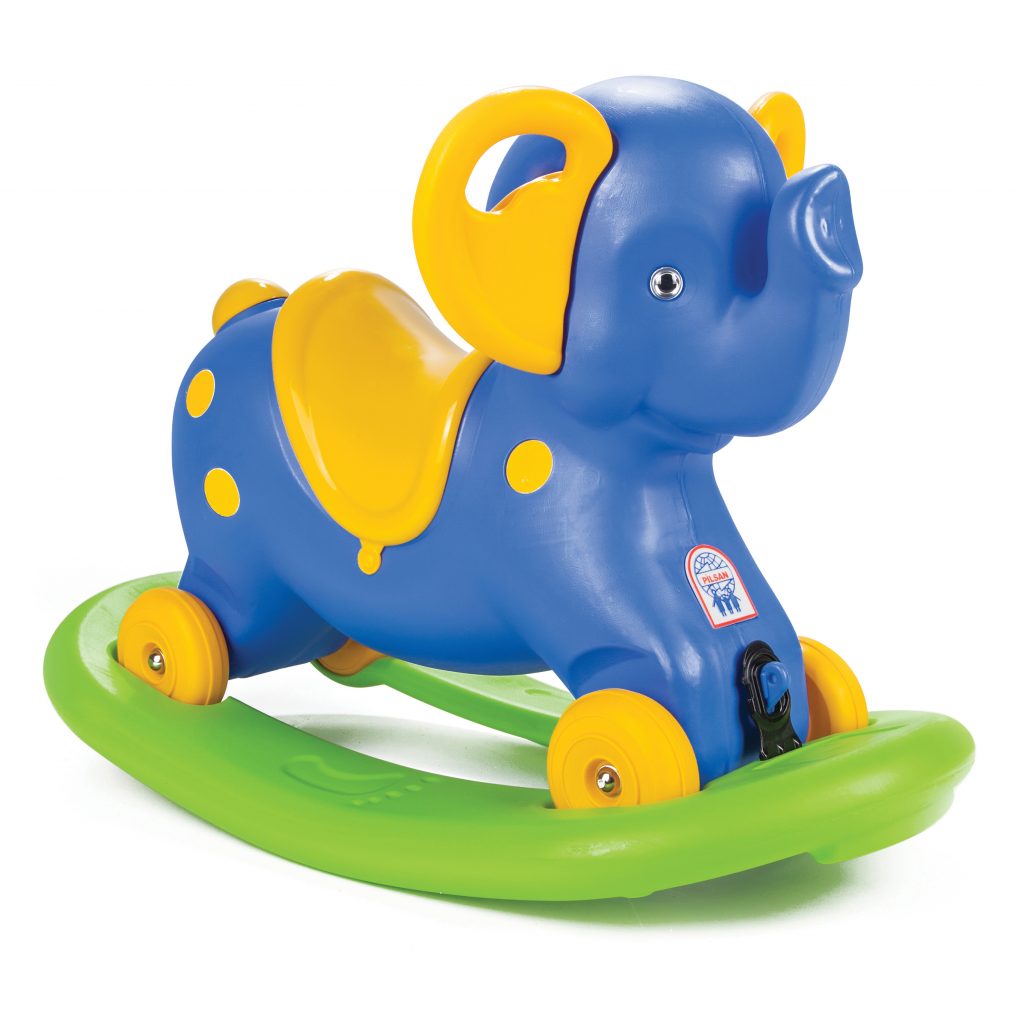 Rocking Elephant 2 in 1 Rocker and Foot to Floor ride on Robbie Toys