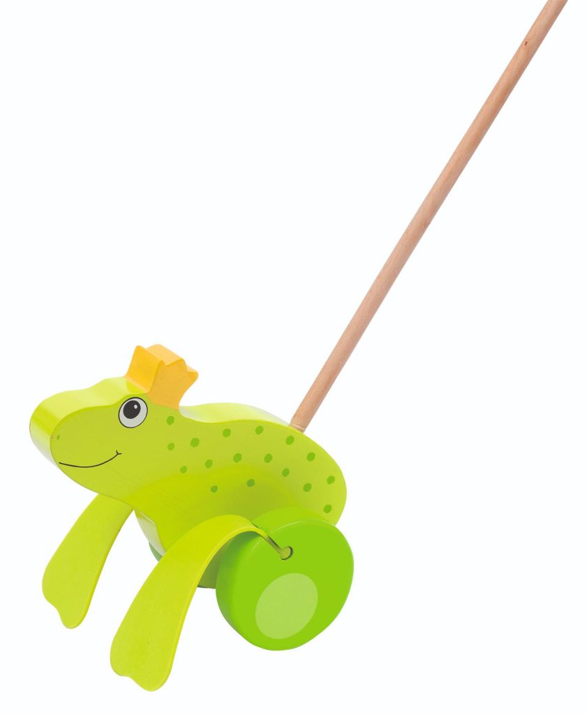 Frog king, pushalong animal Robbie Toys
