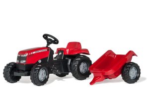 Rolly Kid (Ages 2 – 5) Massey Ferguson Tractor & Trailer