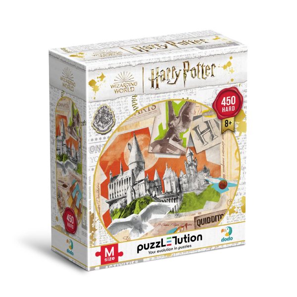 Harry Potter Puzzle - Hogwarts School and Quidditch Field 450 Pieces - Image 3
