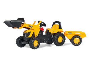 Rolly Kid JCB Tractor with Front Loader & Trailer (Ages 2 - 5)