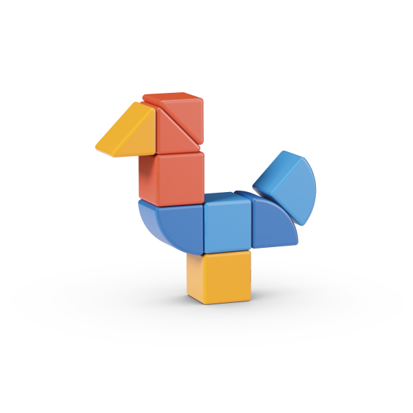 Geomag Magicube Animals Set 9 Pieces - Image 6
