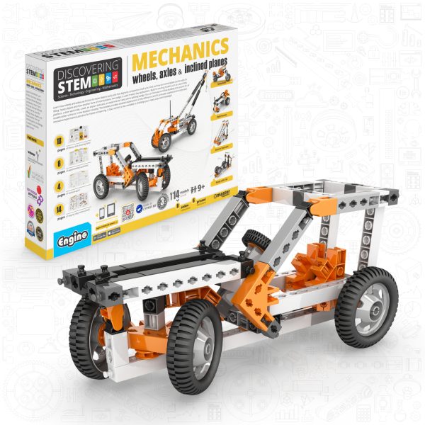 Engino Discovering STEM: Mechanics - Wheels, Axles & Inclined Planes