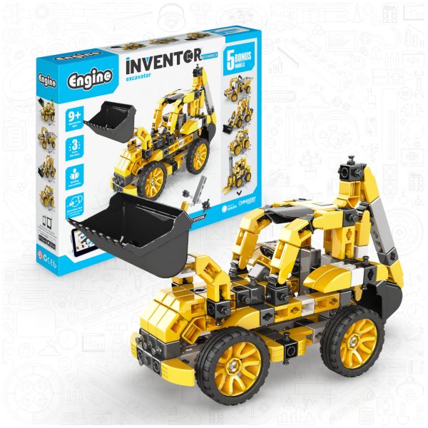 Engino Inventor Mechanics: Excavator Set (5+ Models)