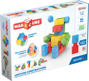 Geomag Magicube Full Color Recycled 64 Pieces Set