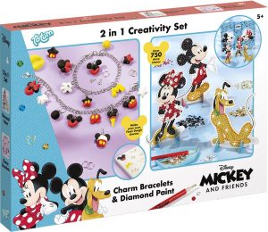 Mickey and Friends Diamond 2 in 1 Diamond Painting and Charm