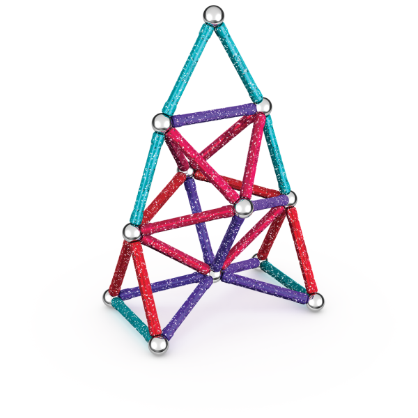 Geomag Glitter Recycled 60 Pieces Set - Image 4