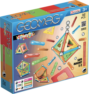 Geomag Confetti Panels 32 Pieces Set