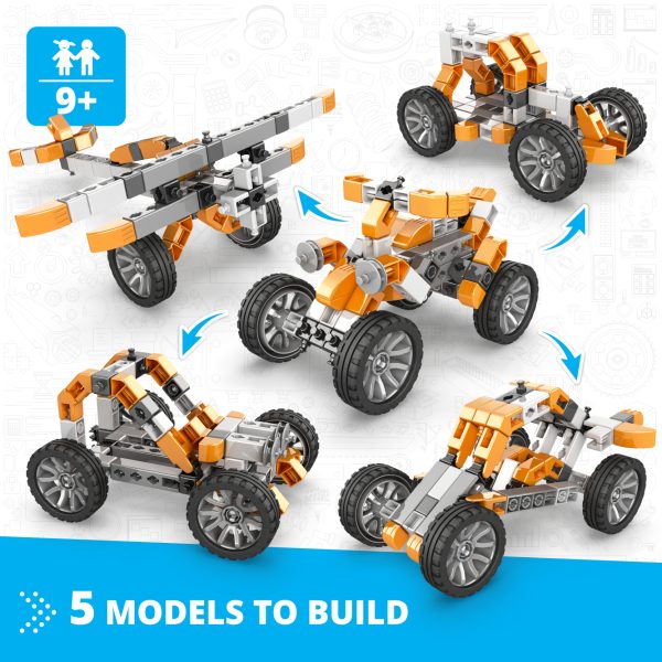 Engino Inventor Mechanics: Quad Bike Set (5+ Models) - Image 2