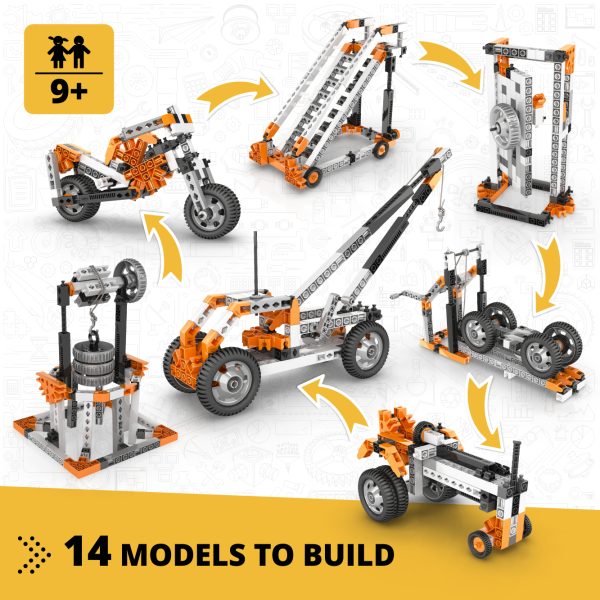 Engino Discovering STEM: Mechanics - Wheels, Axles & Inclined Planes - Image 2