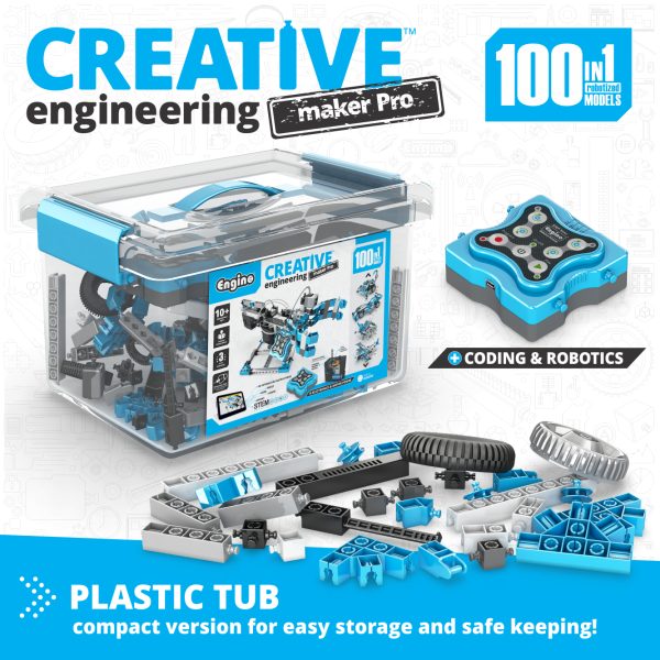 Engino Creative Engineering: 100-in-1 Robotized Maker Pro Set - Image 2