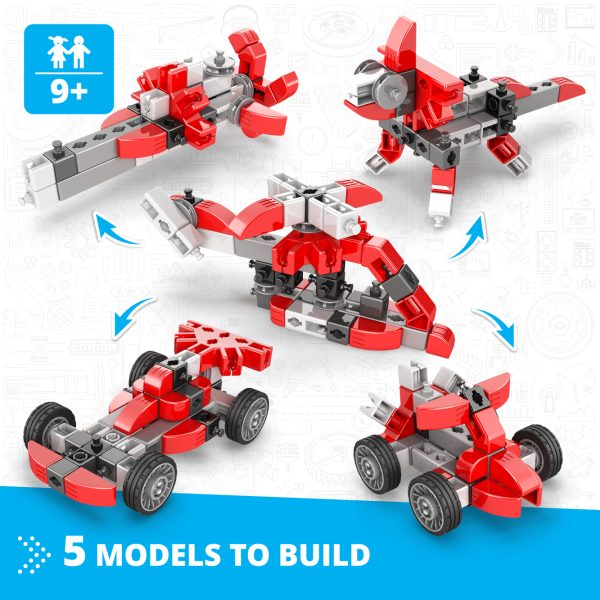 Engino Inventor Mechanics: Speed Racer Set (5+ Models) - Image 2