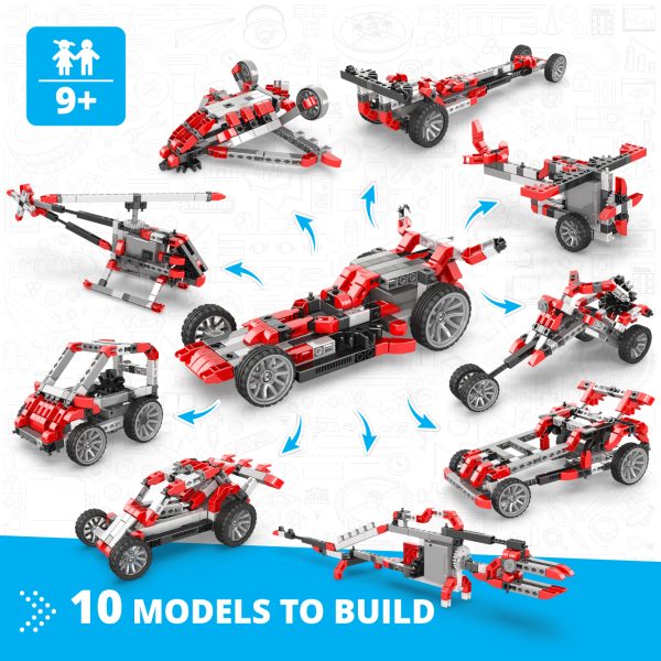 Engino Inventor Motorized: Race Car Set (10+ Models) - Image 2