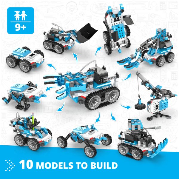 Engino Inventor Motorized: GinoBot Robotics Set (10+ Models) - Image 2