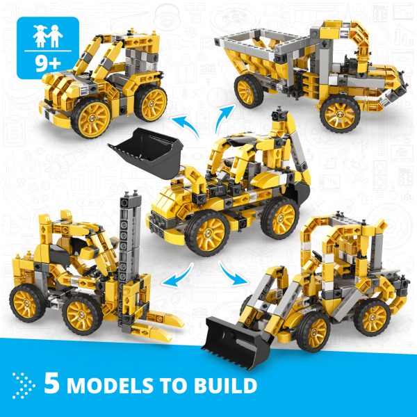 Engino Inventor Mechanics: Excavator Set (5+ Models) - Image 2