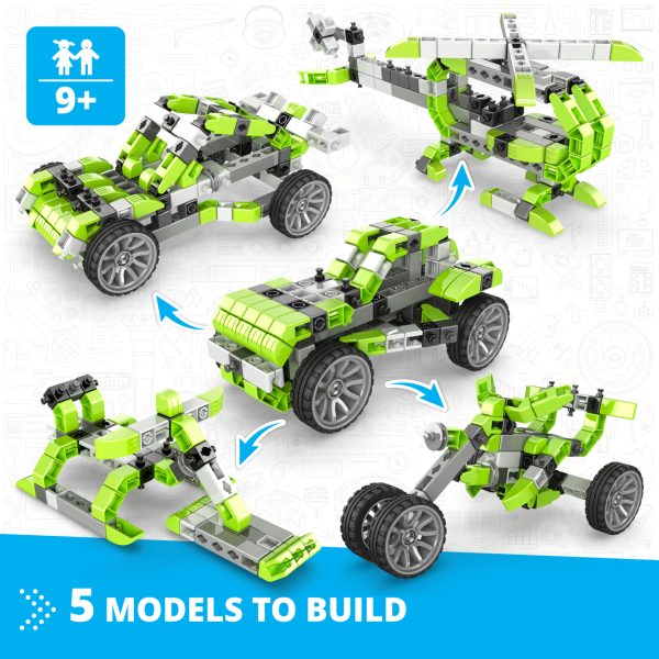 Engino Inventor Mechanics: Beach Buggy Set (5+ Models) - Image 2