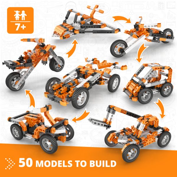 Engino Creative Builder: 50-in-1 Motorized Multi-Model Set - Image 2