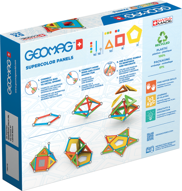 Geomag Supercolor Panels 52 Pieces Set - Image 2