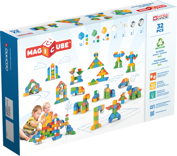 Geomag Magicube Full Color Try Me Set 32 Pieces - Image 2