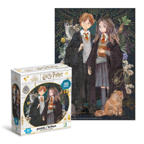 Dodo Puzzlution Harry Potter Ron & Hermione 300-Piece Jigsaw Puzzle