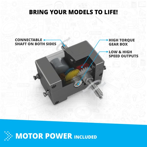Engino Inventor Motorized: GinoBot Robotics Set (10+ Models) - Image 3