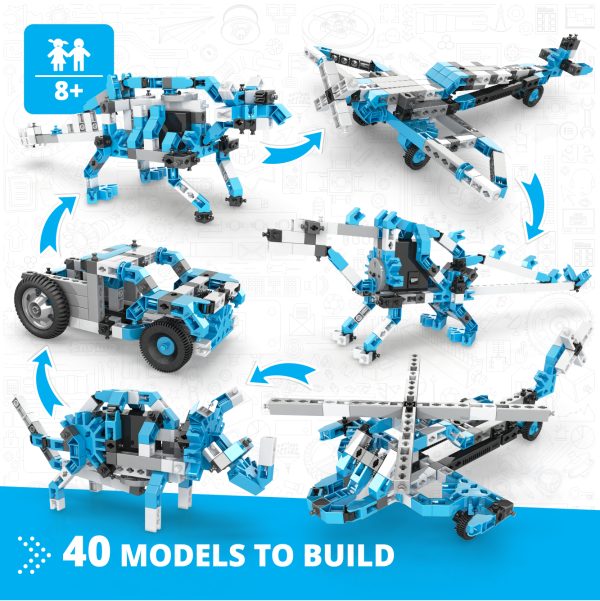 Engino Creative Engineering: 40-in-1 Motorized Maker Master Set - Image 3