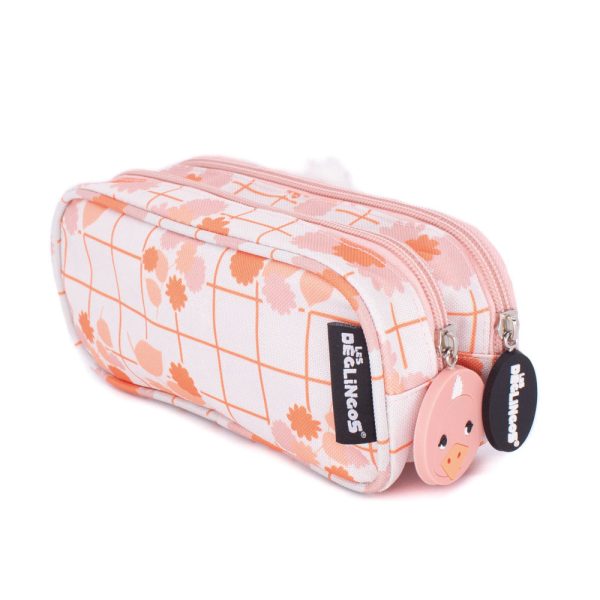 Les Déglingos Pencil Case: Pomelos the Ostrich (2-Zip) - Image 2