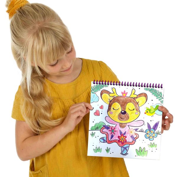 Activity colouring book glitter 3 in 1 - Image 5
