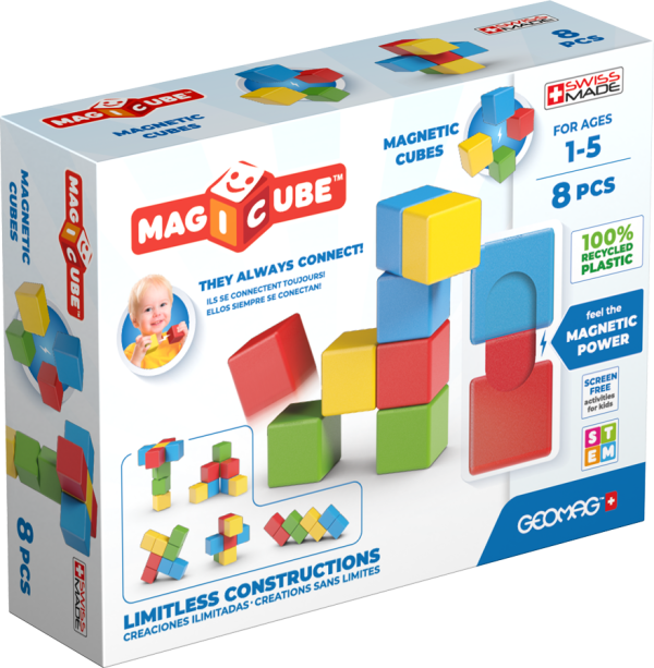 Geomag Magicube Recycled Starter Set 8 Pieces
