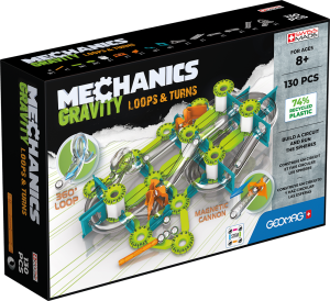 Geomag Mechanics Gravity Loops & Turns 130 Pieces