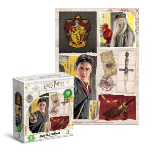 Dodo Puzzlution Harry Potter Gryffindor Collage 150-Piece Jigsaw Puzzle