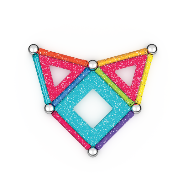 Geomag Glitter Panels Recycled 22 Pieces Set - Image 3