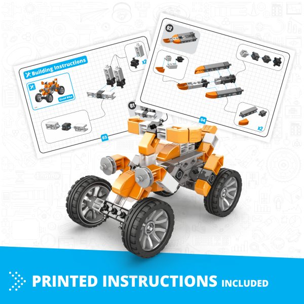 Engino Inventor Mechanics: Quad Bike Set (5+ Models) - Image 4
