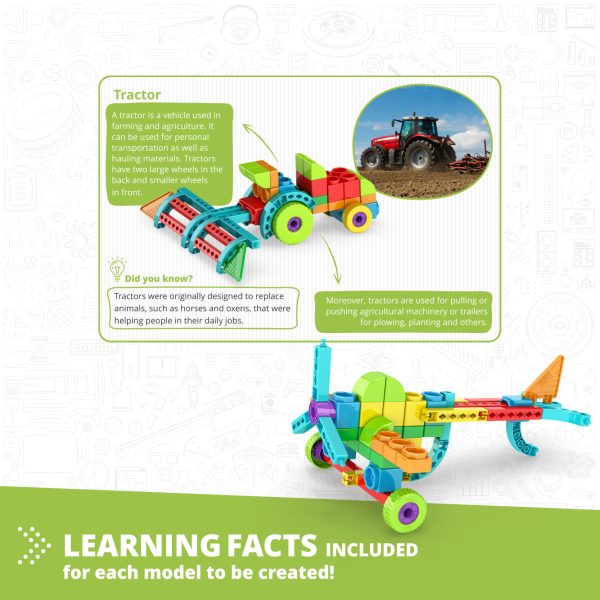 Engino Qboidz 10-in-1 Model Building Set - Image 3