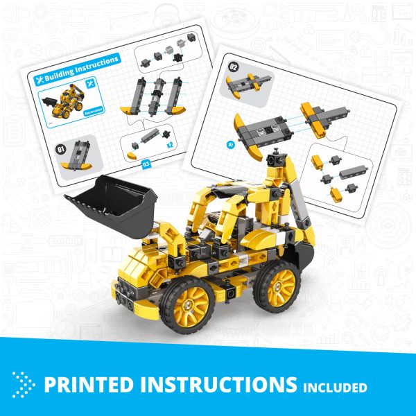 Engino Inventor Mechanics: Excavator Set (5+ Models) - Image 4