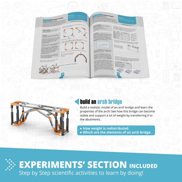 Engino Discovering STEM: Architecture Set (Eiffel Tower & Sydney Bridge) - Image 4