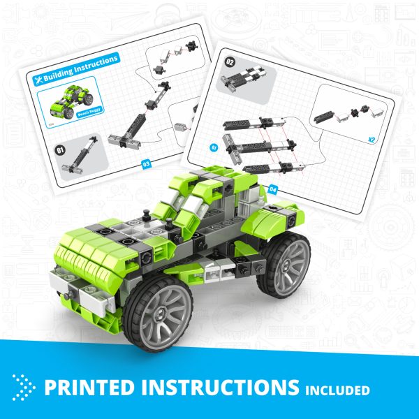 Engino Inventor Mechanics: Beach Buggy Set (5+ Models) - Image 4