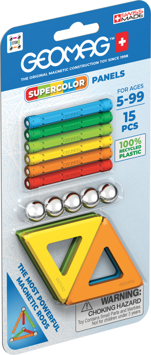 Geomag Supercolor Panels 15 Pieces Set