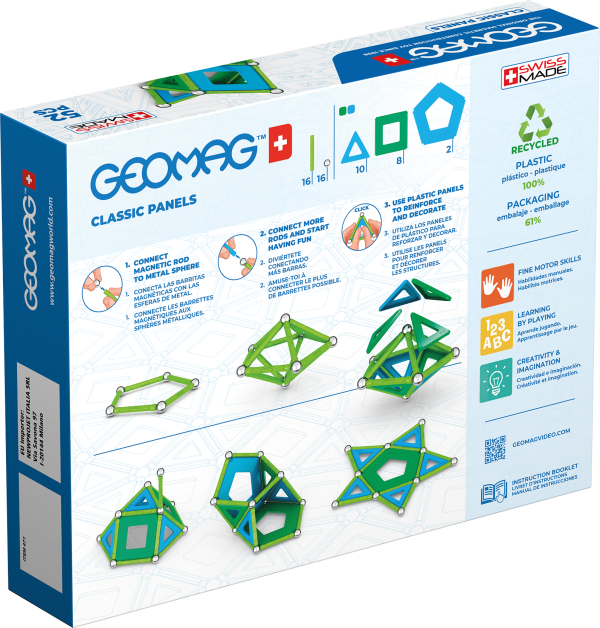 Geomag Classic Panels Recycled 52 Pieces Set - Image 3