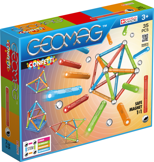 Geomag Confetti 35 Pieces Set