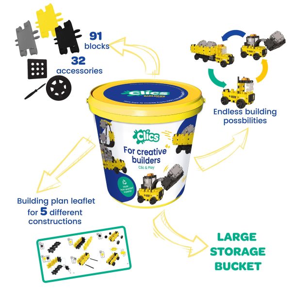 CLICS Bucket Builders Construction Set - Image 3