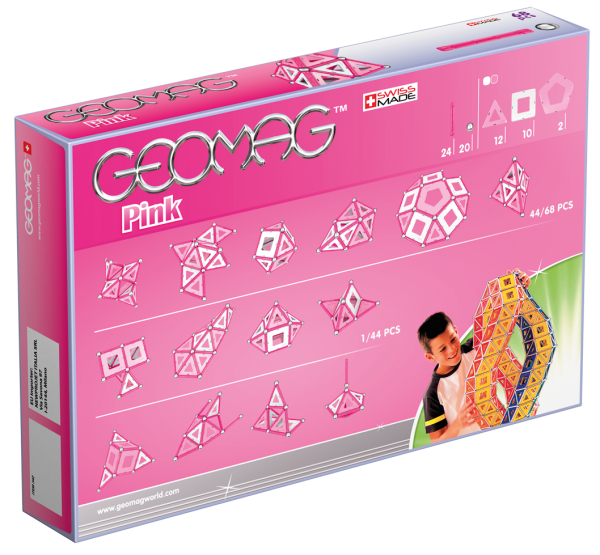 Geomag Pink Panels 68 Pieces Set - Image 2
