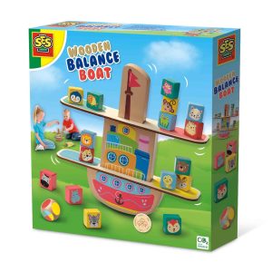Wooden Balance Boat
