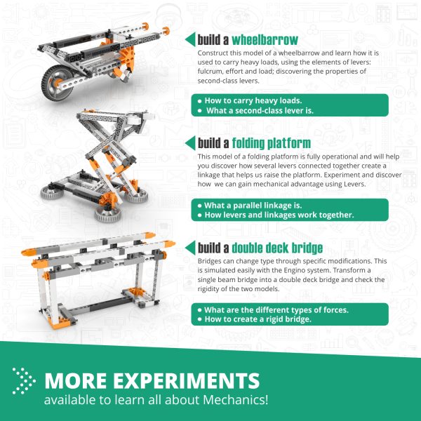 Engino Discovering STEM: Mechanics - Levers, Linkages & Structures - Image 5