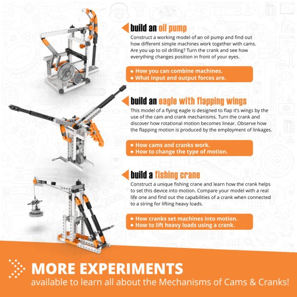 Engino Discovering STEM: Mechanics - Cams & Cranks - Image 5