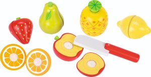 Fruit with velcro