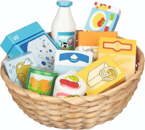 Toy Shop Miniatures in a Basket
