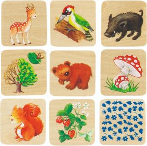 Memo Game -  Woodland Life