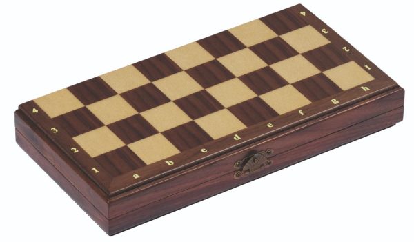 Magnetic Chess Set - Wooden Hinged Case - Image 2