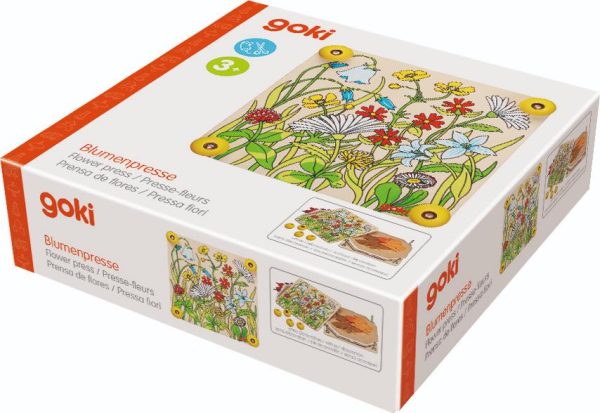 Flower press, spring meadow